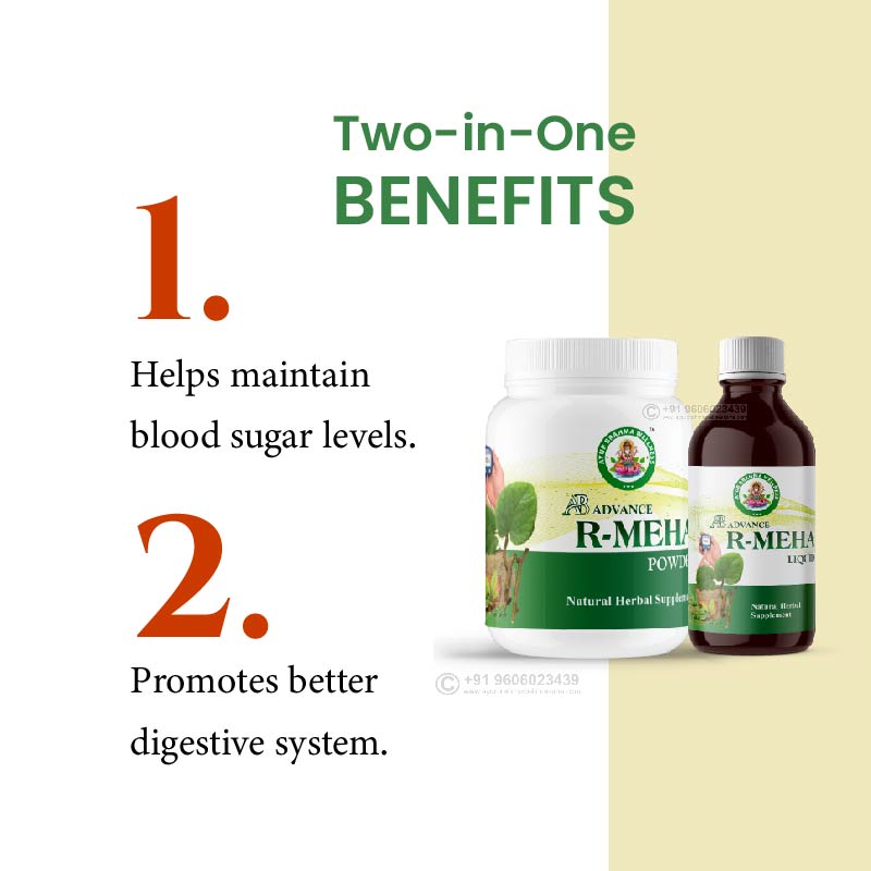 Ayur Brahma Advance R Meha Powder & Liquid Combo - Image 4